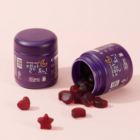 젤라토닌_잠안올때 젤라토닌, 식물성멜라토닌1mg함유(구미당), 30구미