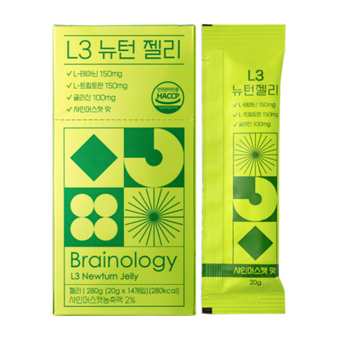 브레인올로지 기질 젤리 L3 뉴턴 젤리 1BOX (14개입)